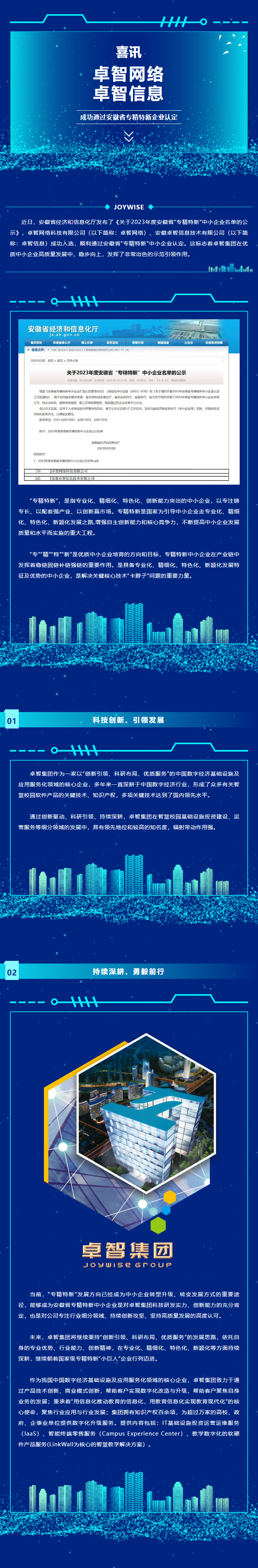 喜訊：卓智網(wǎng)絡(luò)、卓智信息成功通過(guò)安徽省專(zhuān)精特新企業(yè)認(rèn)定.png